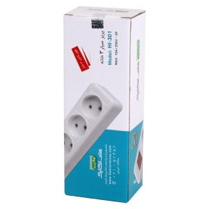 سه خانه سیار هانی الکتریک با کابل 2 متری مدل HI-301